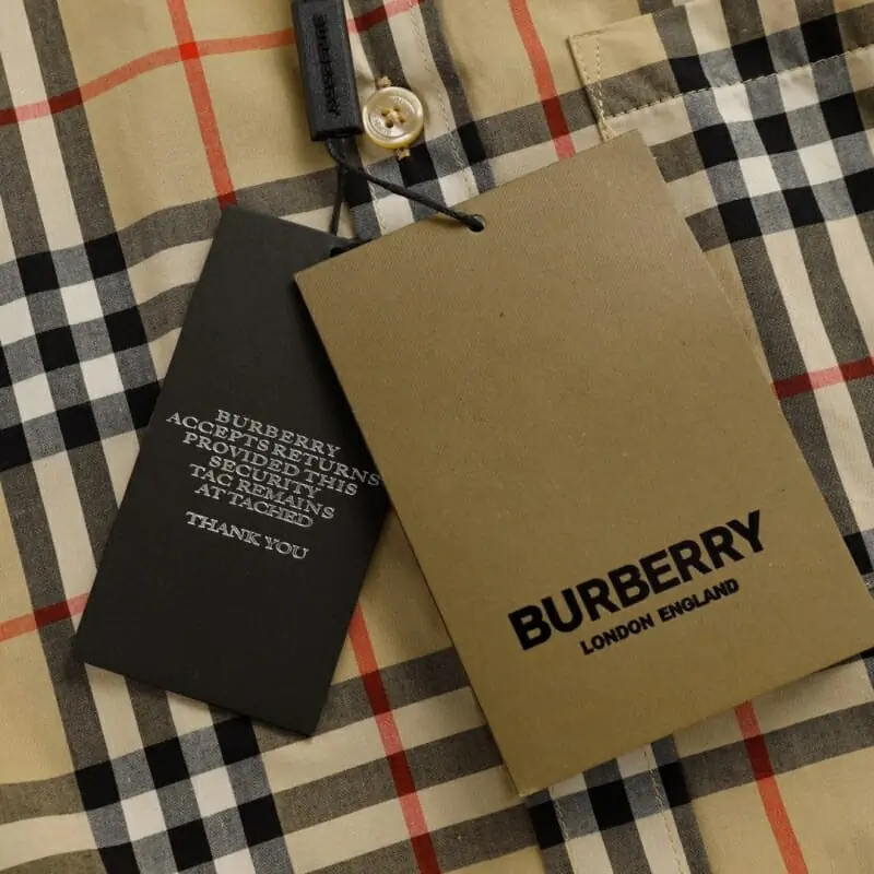 burberry chemises manches longues pour unisexe s_12373153